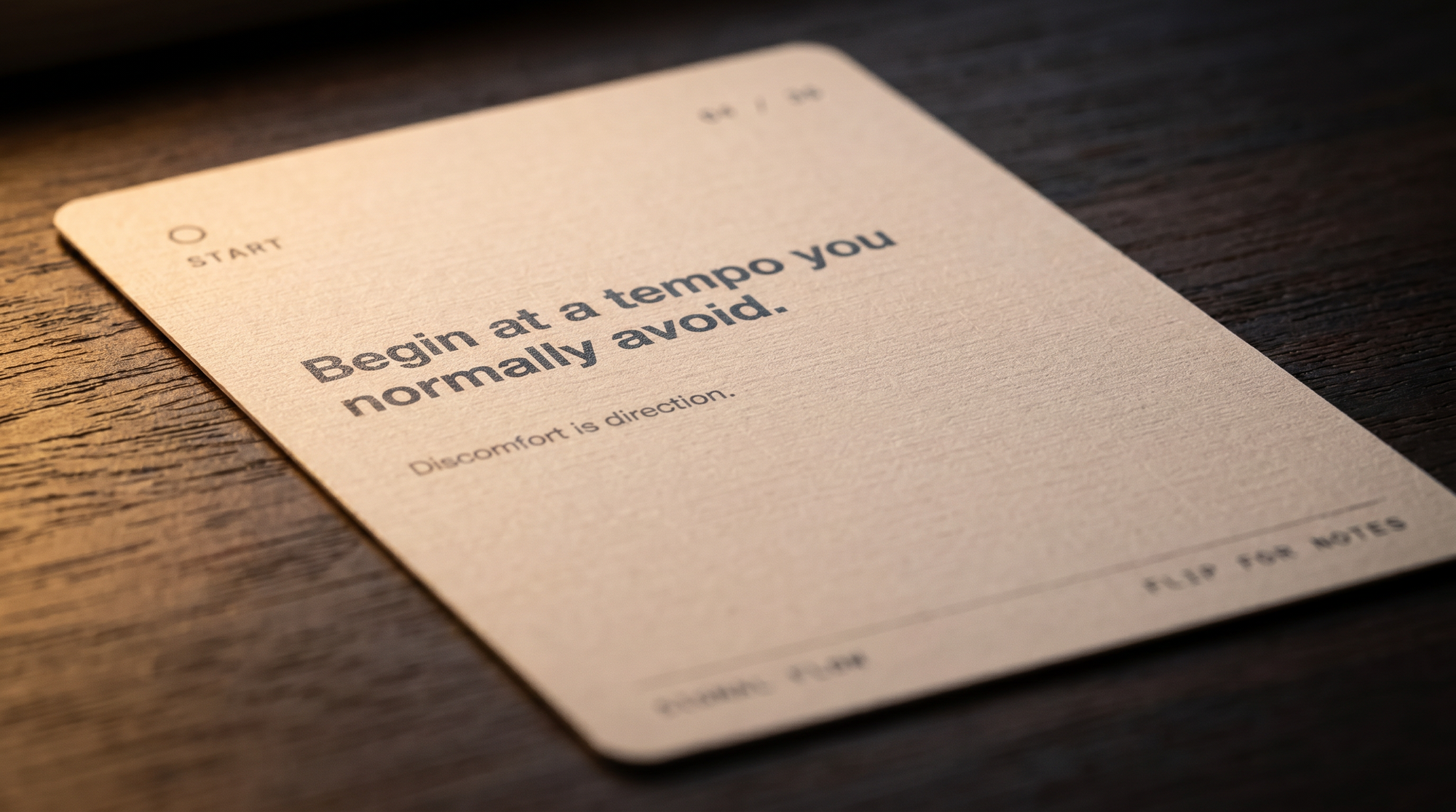 Deck on the desk